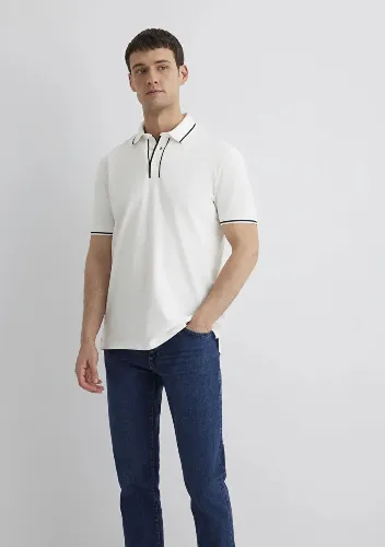 Resim Mavi Erkek T-shirt M0612648-70057