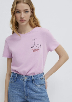 Resim Mavi Kadın T-shirt M1613722-71039