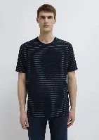 Resim Mavi Erkek T-shirt M0613334-70497