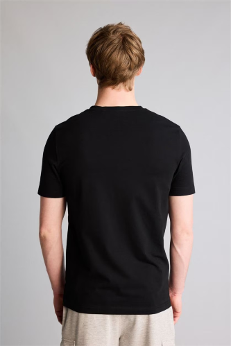 Resim Defacto Erkek T-shirt D7938AX/BK81