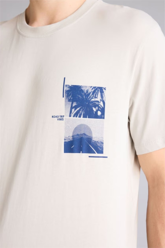 Resim Defacto Erkek T-shirt H2525AX/GR368