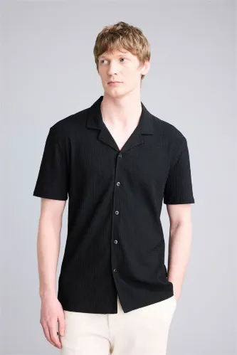 Resim Defacto Erkek T-shirt C4125AX/BK81
