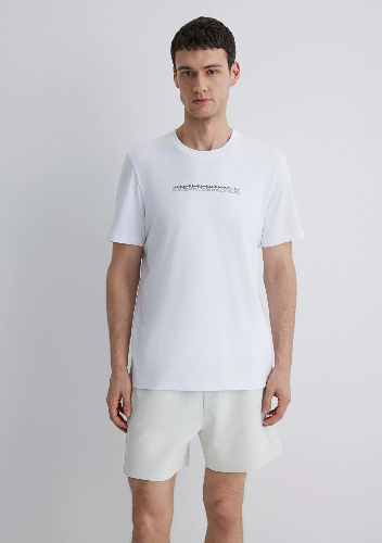 Resim Mavi Erkek T-shirt M0612647-620