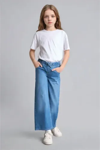 Resim Defacto  Kız Çocuk Jean Pantolon H6242A8/NM39