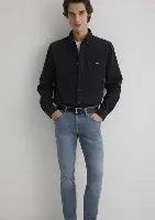 Resim Mavi Erkek Denim Gömlek M0211065-89297