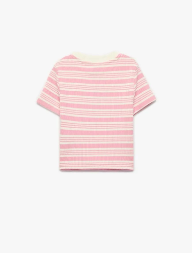 Resim Koton Kız Çocuk T-shirt 6SKG10402AK