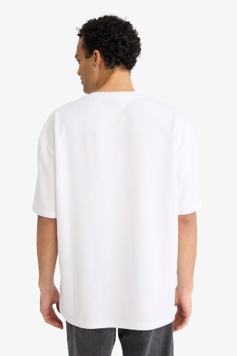 Resim Defacto Erkek T-shirt X3926AZ/WT34