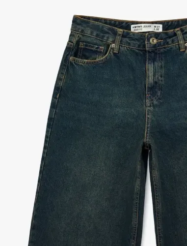 Resim Koton Kadın Jean Pantolon 7WAL40020MD