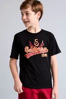 Resim Defacto Erkek Çocuk T-shirt H7790A8/BK81