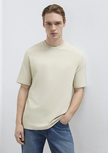 Resim Mavi Erkek T-shirt M0611924-70322