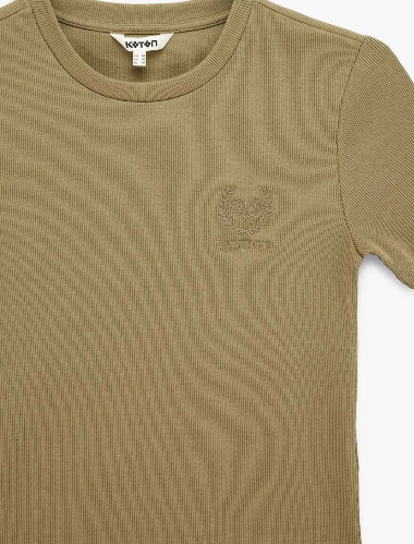 Resim Koton Kadın T-shirt 6SAK50074EK