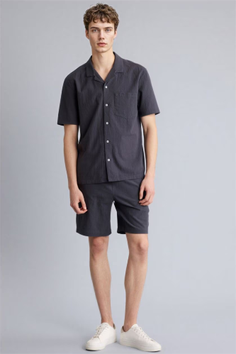 Resim Defacto Erkek Kısa Kol Gömlek G1311AX/AR191