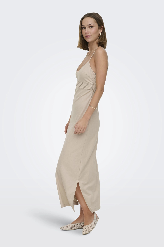Resim Only Onlsakura Sl Mıdı V-Neck Strap Dress Wvn Kadın Elbise 15366886