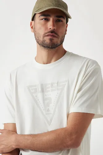 Resim Guess Azha Cn Over T-Shırt Erkek T-shirt Z4Bı02I3Z14-G018