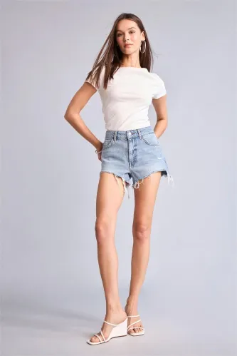 Resim Defacto Kadın T-shirt H8076AX/WT32