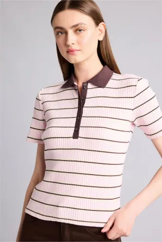 Resim Defacto Kadın T-shirt G8733AX/PN38