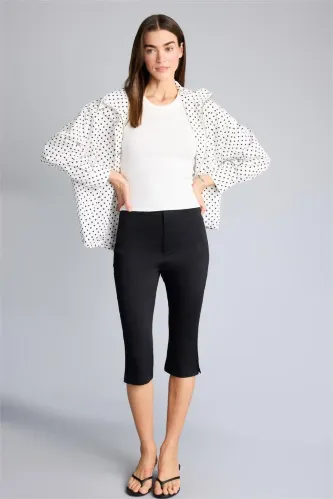 Resim Defacto Kadın Kot&Kanvas Kapri H1723AX/BK81