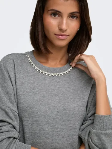 Resim Only Jdyprıma L/S Detaıl Sweat Jrs Kadın Sweat 15359896