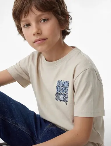 Resim Koton Erkek Çocuk T-Shirt 6Skb10367Tk