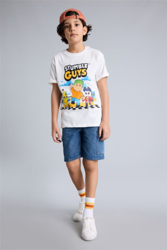 Resim Defacto Erkek Çocuk T-shirt H0227A8/ER105