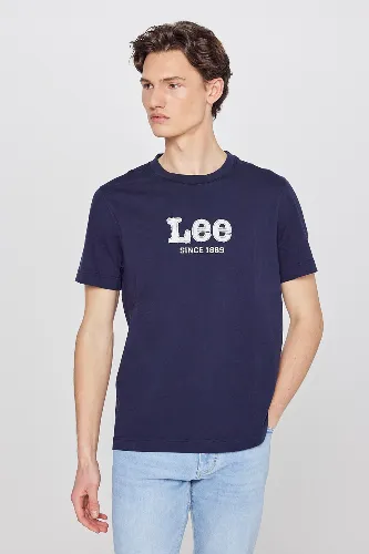 Resim Lee  Erkek T-shirt L2510154410 Regular Fit Aplikeli