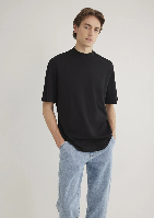 Resim Mavi Erkek T-shirt M0611193-900