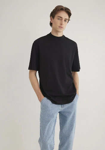 Resim Mavi Erkek T-shirt M0611193-900