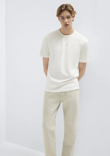 Resim Mavi Erkek T-shirt M0613348-80194