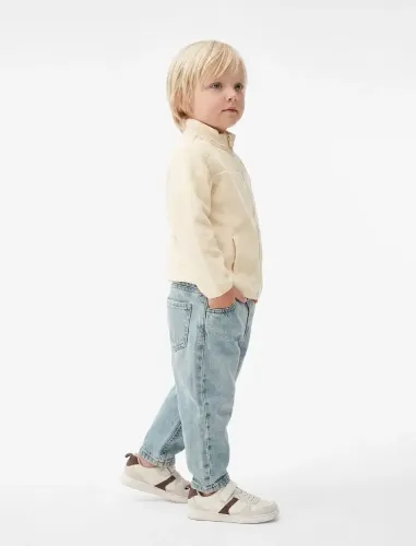 Resim Koton Erkek Bebek Jean Pantolon 7WMB40001TD
