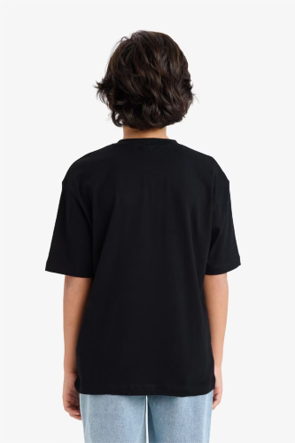 Resim Defacto Erkek Çocuk T-shirt K1693A6/BK81