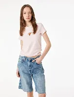 Resim Koton Kadın T-shirt 6SAL10713IK