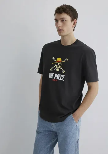Resim Mavi Erkek T-shirt M0612662-70092