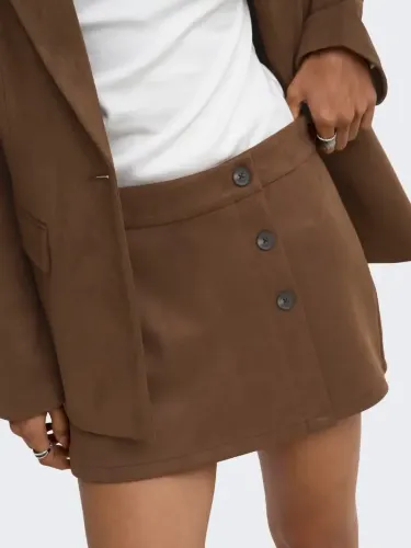 Resim Only Onladdı Hw Faux Suede Skort Cc Pnt Kadın Etek 15376528
