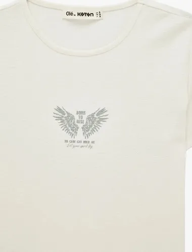Resim Koton Kadın T-shirt 6SAL10847IK