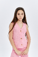 Resim Yenikoza Kız Çocuk Pantolon Takım