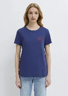 Resim Mavi Kadın T-shirt M1613873-70498