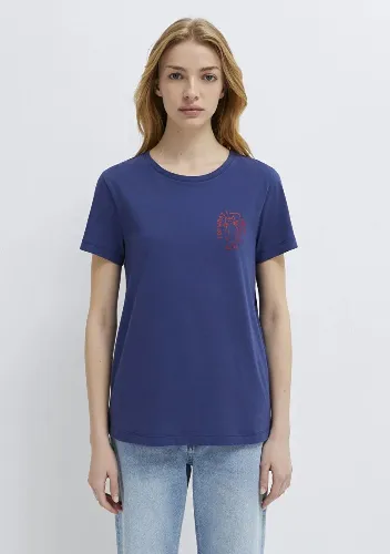Resim Mavi Kadın T-shirt M1613873-70498