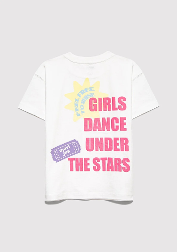 Resim Mavi Kız Çocuk T-shirt M7610391-70057