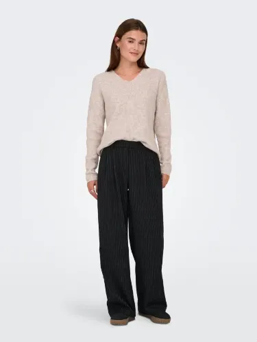 Resim Only Onlcamılla V-Neck L/S Pullover Knt Noos Kadın Kazak 15204588