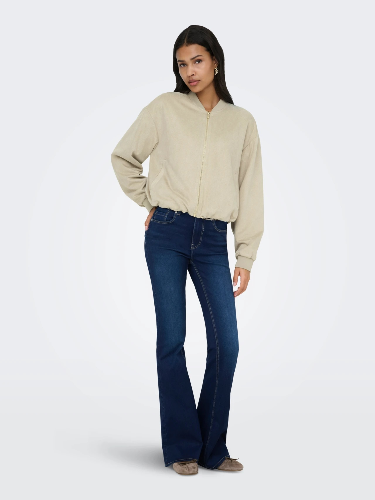 Resim Only Onlmavı Lıfe Ls Faux Suede Bomber Cc Pnt Kadın Mont 15364101