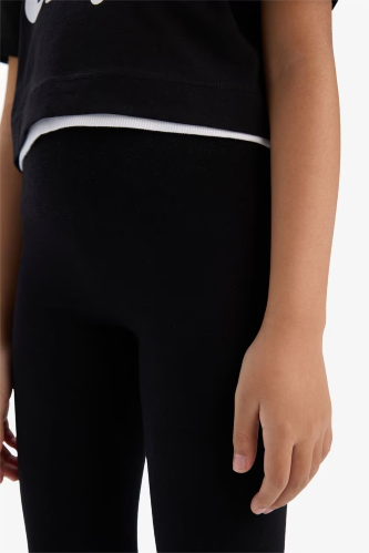 Resim Defacto Kız Çocuk Tayt B5654A8/BK81