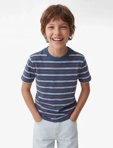 Resim Koton Erkek Çocuk T-shirt 6SKB10454TK