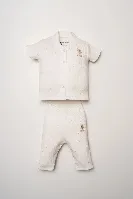 Resim U.S. Polo Assn Bebek Kız Bebek Pijama Takım USB2952