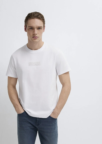 Resim Mavi Erkek T-shirt M0613270-620