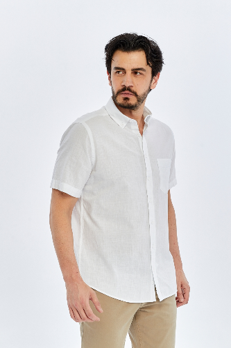 Resim Süvari Cotton Regular Erkek Kısa Kol Gömlek SGM2017700010