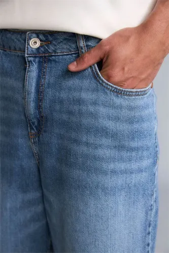 Resim Defacto Erkek Kot&Kanvas Şort G4219AX/NM28