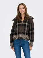 Resim Only Onlmaroon Ls Zıp Collar Cardıgan Knt Kadın Kazak 15358211