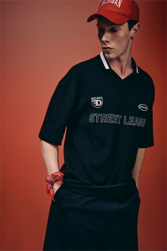 Resim Defacto Erkek T-shirt G4270AX/BK81