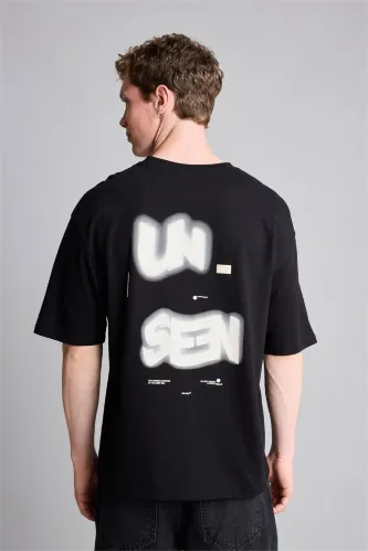 Resim Defacto Erkek T-shirt H6264AX/BK81