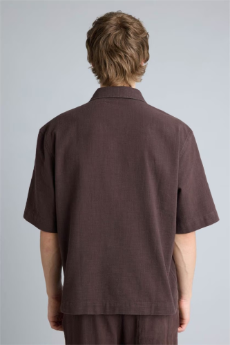 Resim Defacto Erkek Kısa Kol Gömlek F8622AX/BN192